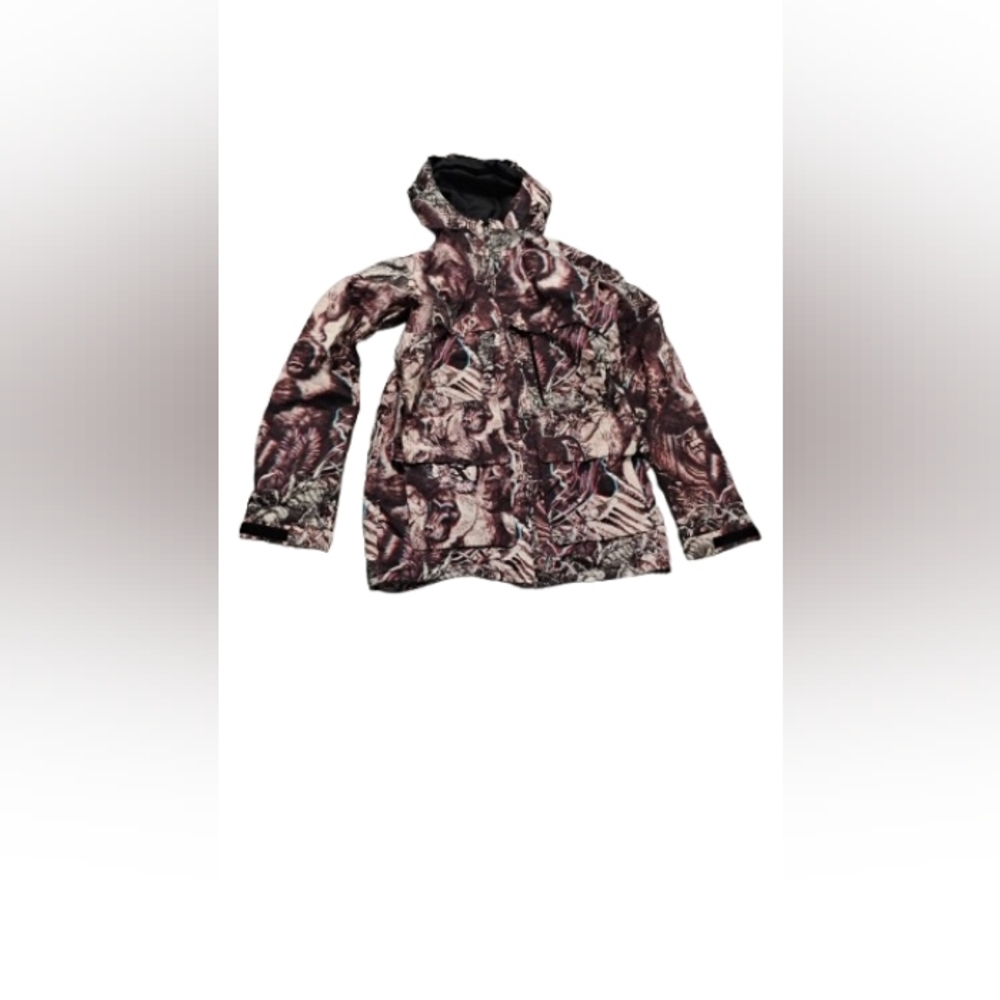 Burton Restricted Mens Hooded Full Zip Ski Snow Jacket Sz XS